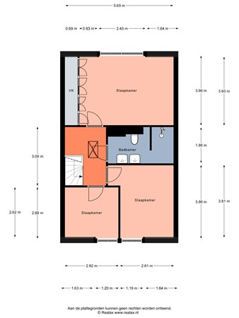 Floorplan - Volharding 9, 3751 HG Bunschoten-Spakenburg